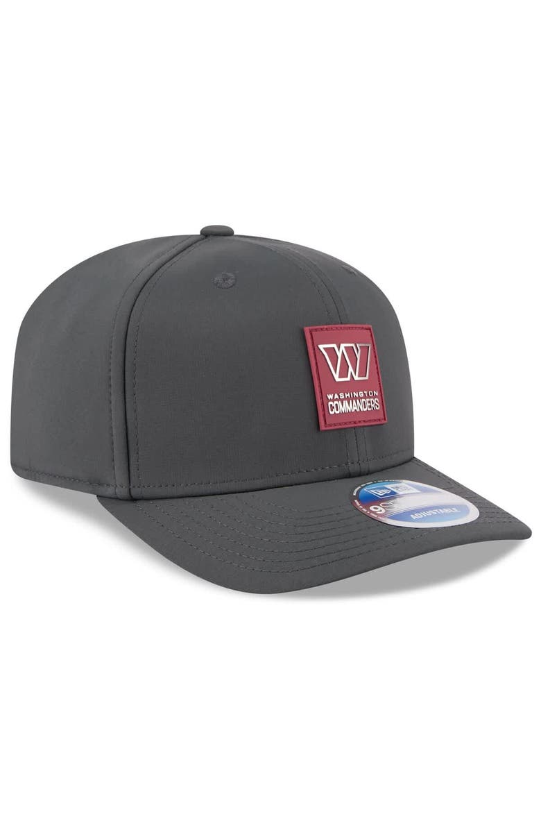 New Era Men's New Era Charcoal Washington Commanders 2025 Sideline Cold Weather 9SEVENTY Adjustable Hat, Alternate, color, Charcoal