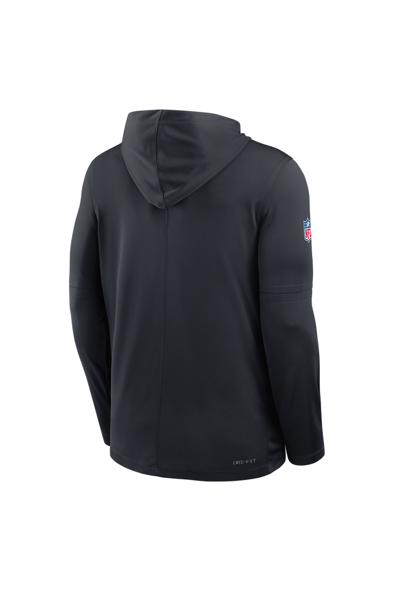 Men's Nike  Navy Los Angeles Rams Rivalries Collection Sideline Lightweight Hooded Long Sleeve Top, Alternate, color, Navy