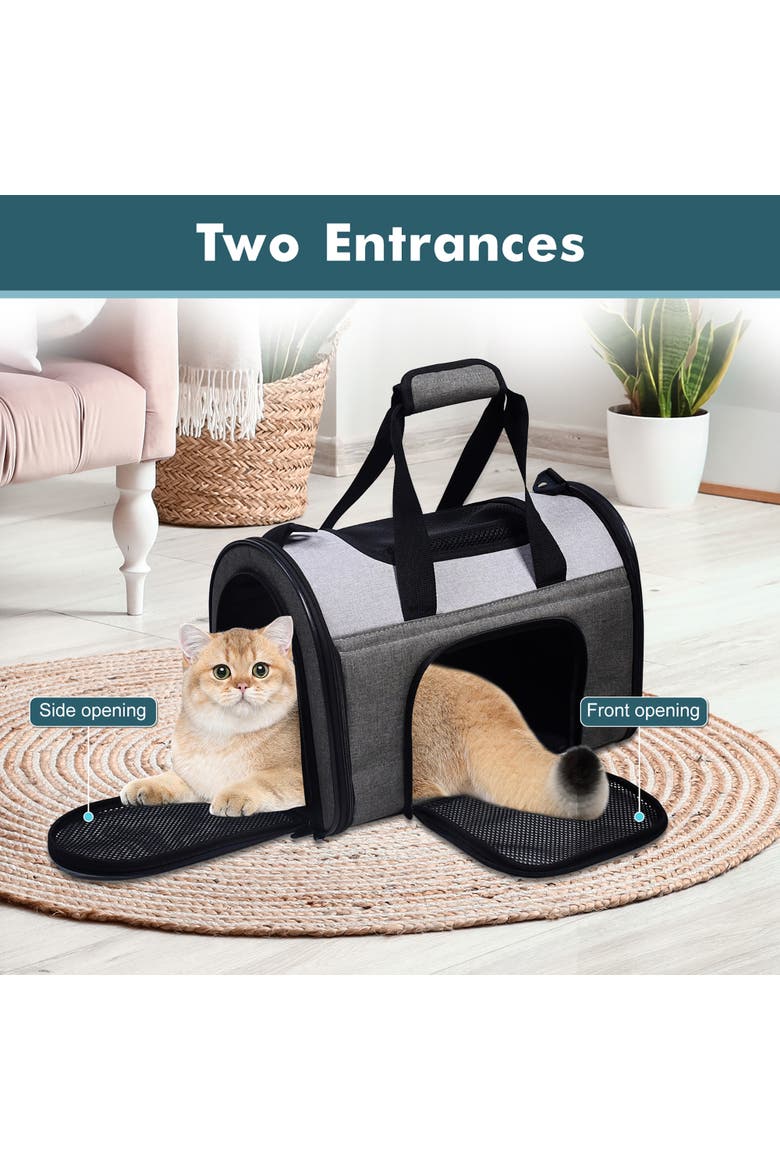 Sport Airline Pet Carrier 16", Alternate, color, Multicolored