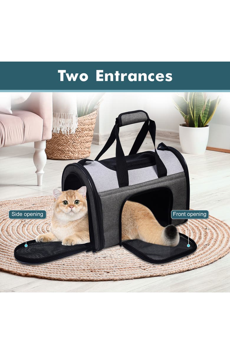 JESPET Sport Airline Pet Carrier 16", Alternate, color, Multicolored