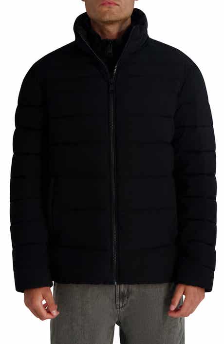 KARL LAGERFELD PARIS Quilted Midweight Puffer Jacket