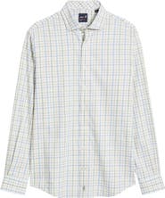 johnnie-O Maarten Plaid Performance Button-Up Shirt