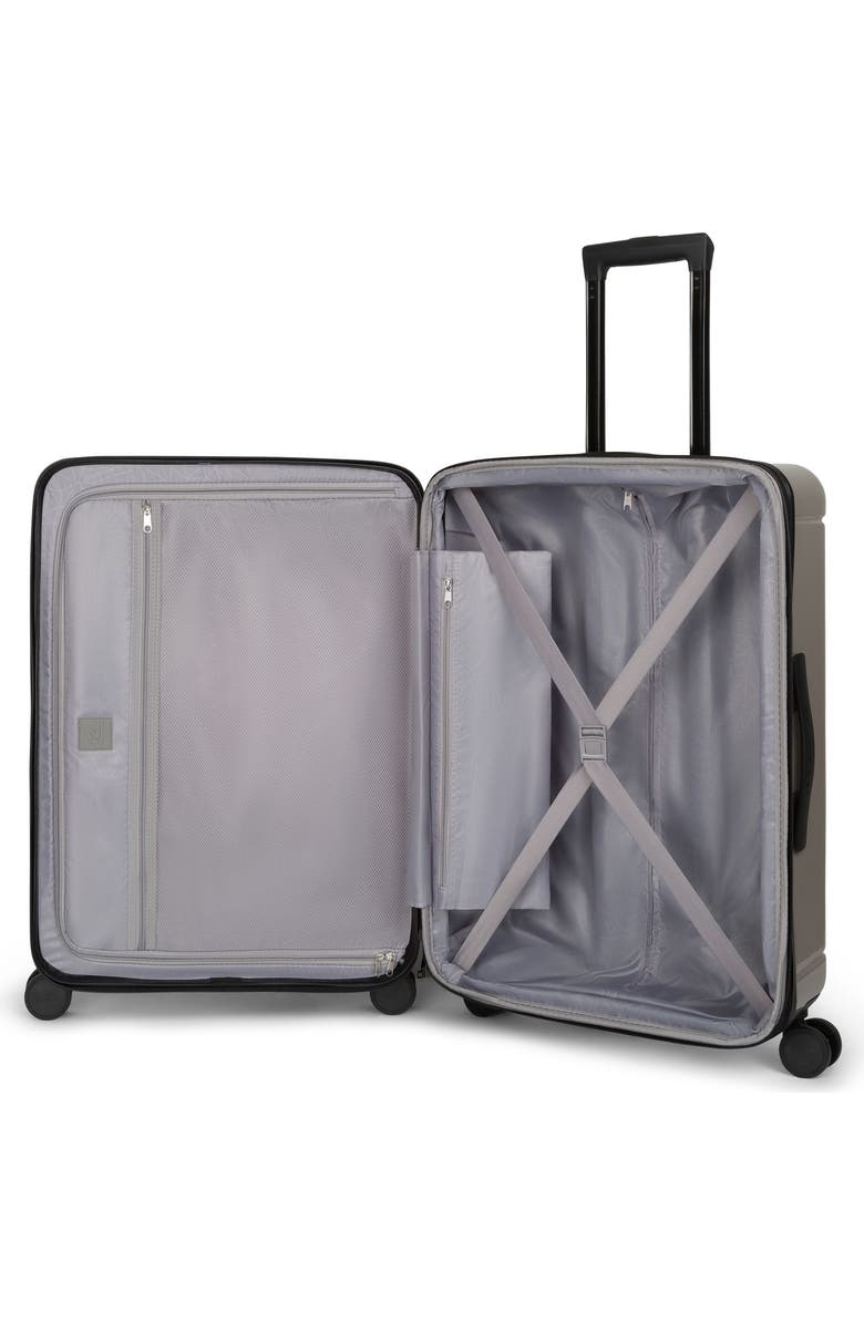 Quiksilver Malibu Suitcases PC Hardside Expandable Luggage with Spinner Wheels, 3-Piece Set, Alternate, color, Parchment