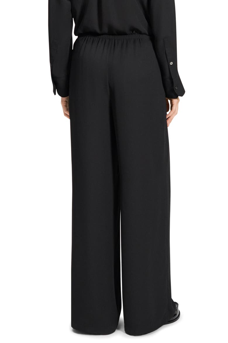 Wide Leg Drawstring Pants, Alternate, color, BLACK