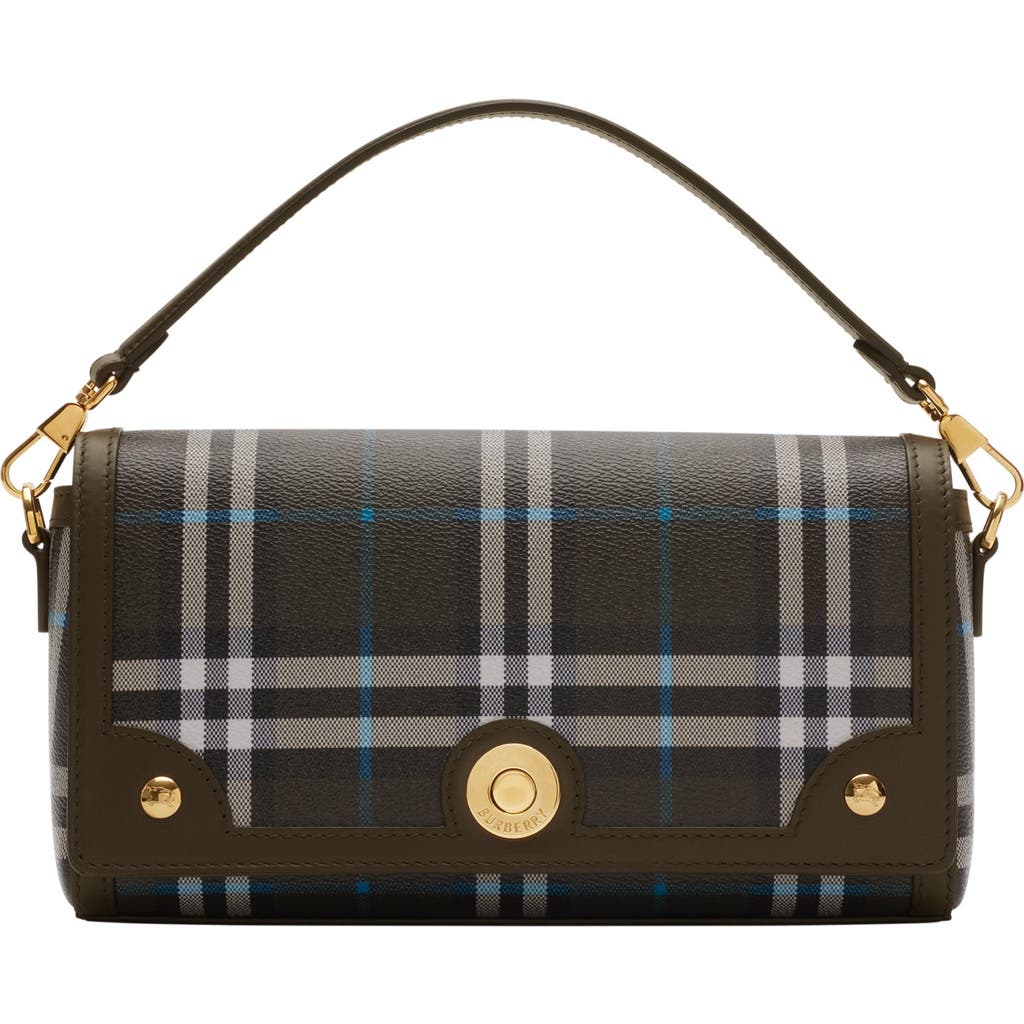 Shop Burberry Top Handle Note Bag In Snug