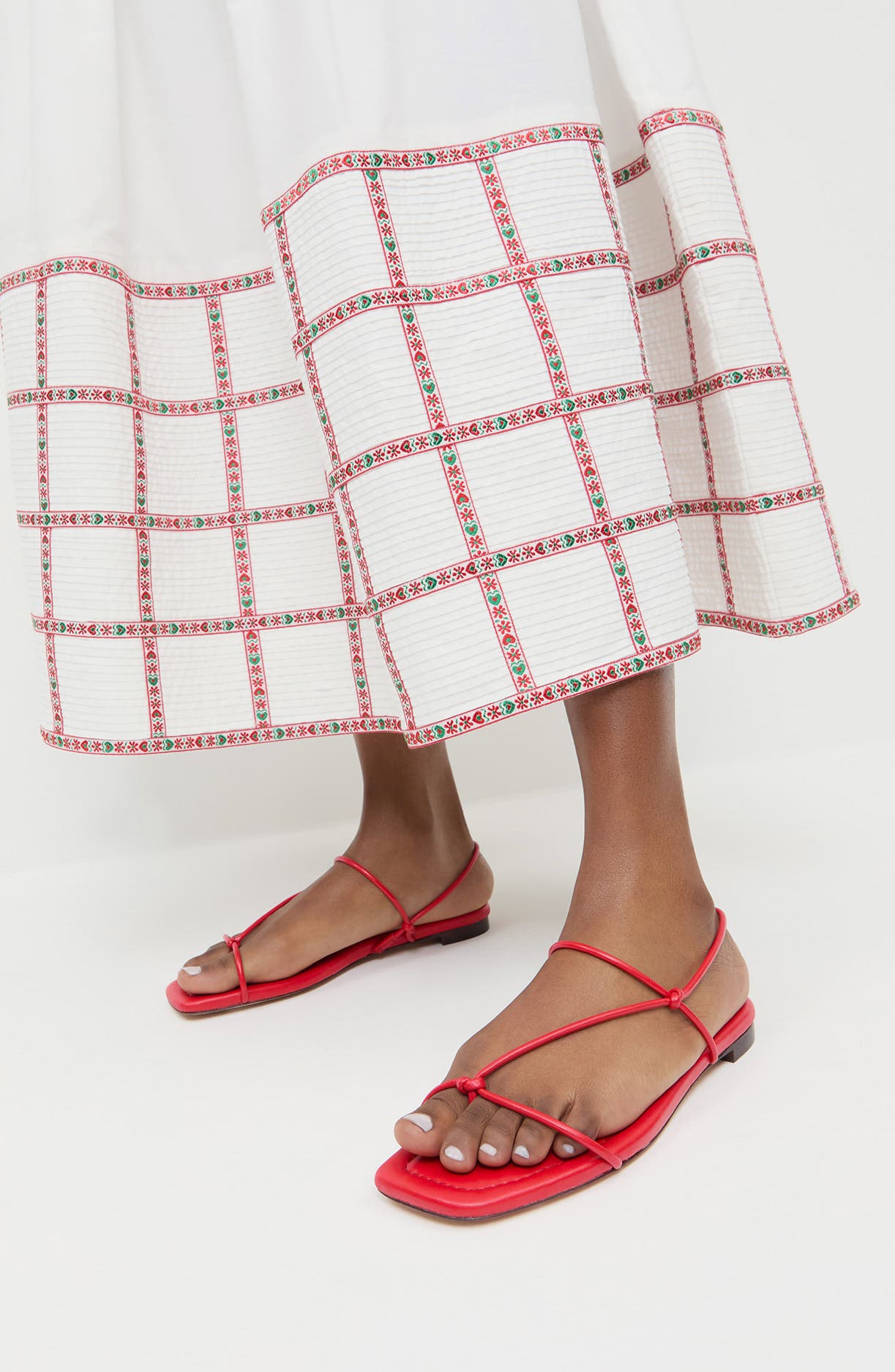 Loeffler Randall Eleanor Slingback Sandal, Alternate, color, Red