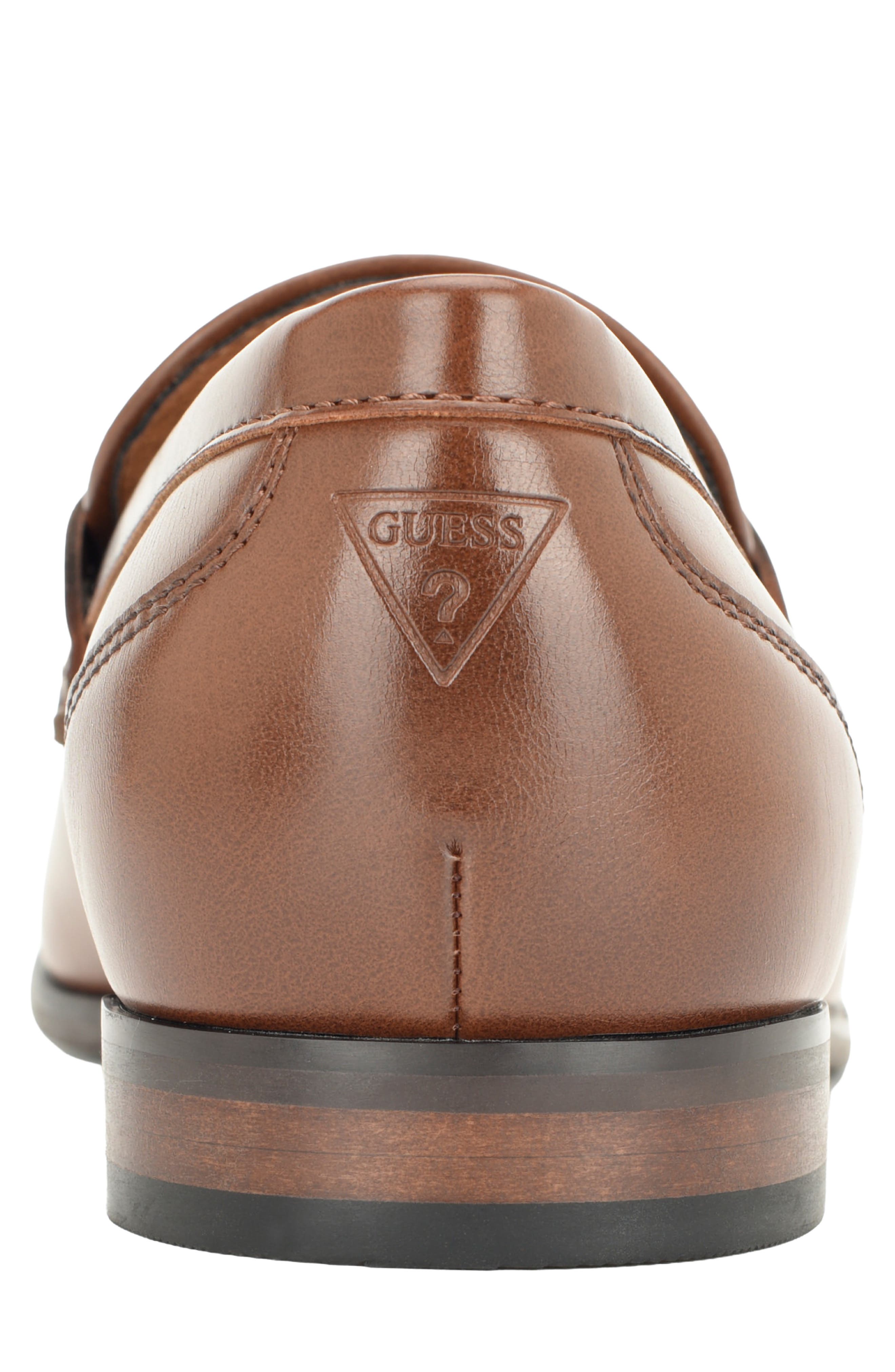 Vanor Faux Leather Bit Loafer, Alternate, color, DARK NATURAL