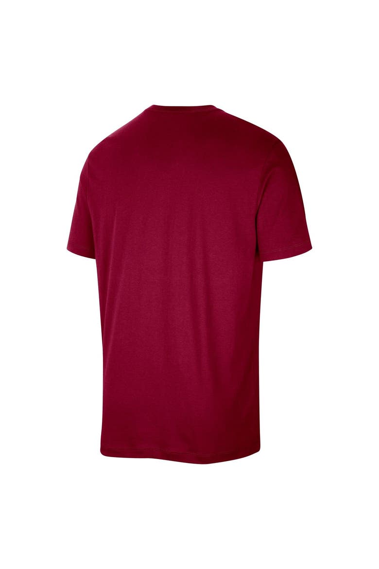 Men's Nike Wine Cleveland Cavaliers 2025/26 On-Court Flare Dri-FIT Tri-Blend Practice T-Shirt, Alternate, color, Wine
