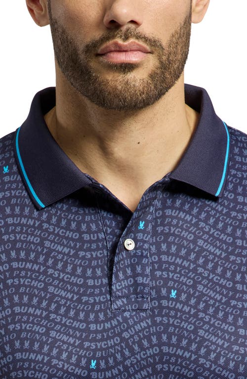 Psycho Bunny Winston Print Sport Polo