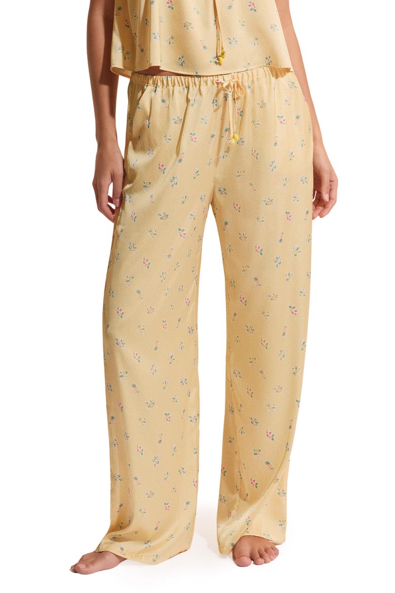 Baie Pajama Pants, Main, color, ACID YELLOW
