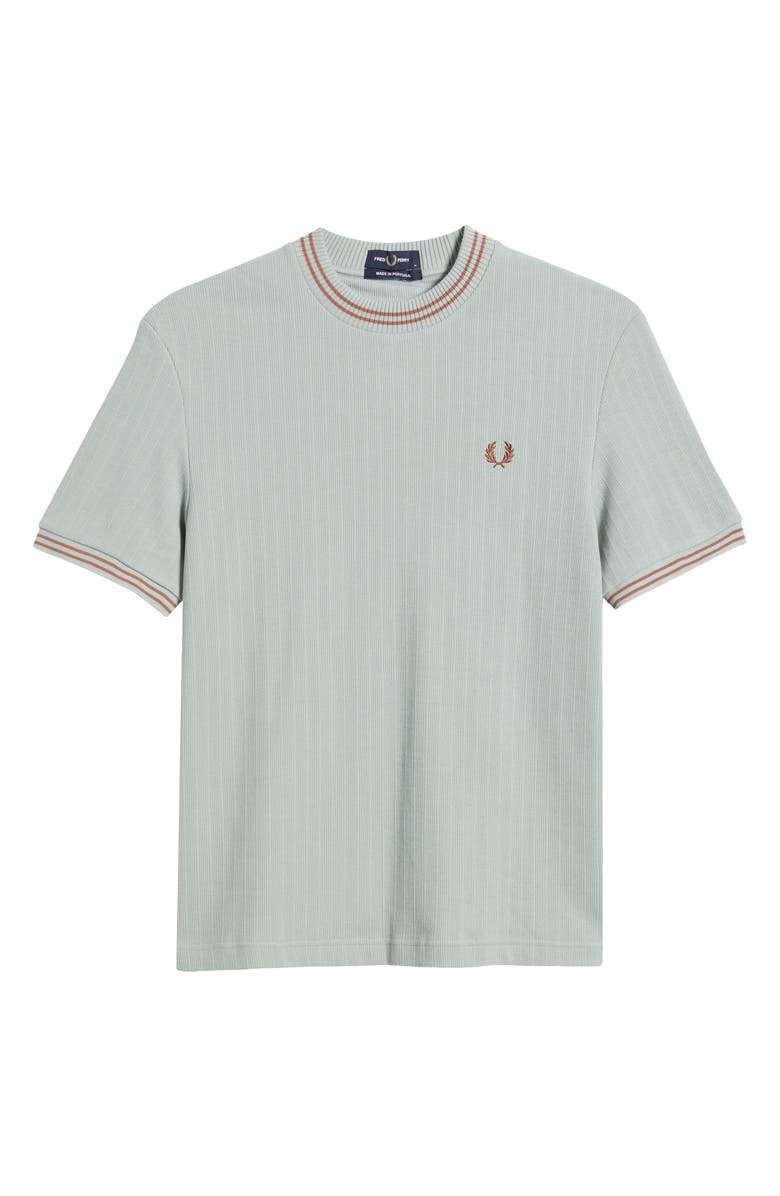 Fred Perry Tipped Cotton Rib T-Shirt, Alternate, color, 