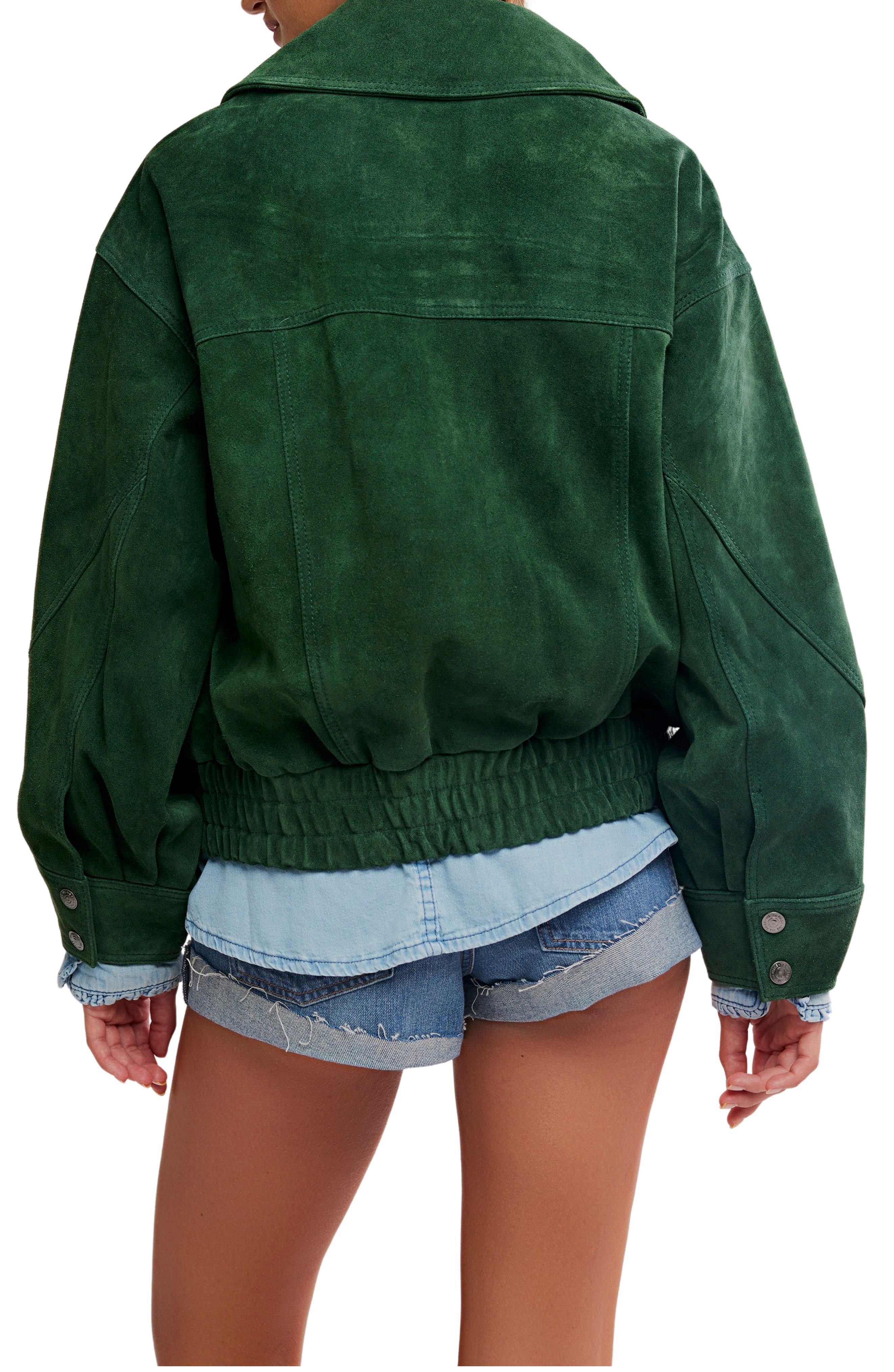 Desert Moon Suede Bomber Jacket - image 2