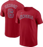 Nike Men's Nike Anthony Rendon Red Los Angeles Angels Name & Number T-Shirt