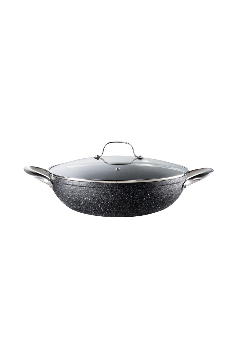 IRONROC™ 5.9 Qt All-in-One Pan with Lid, Main, color, BLACK