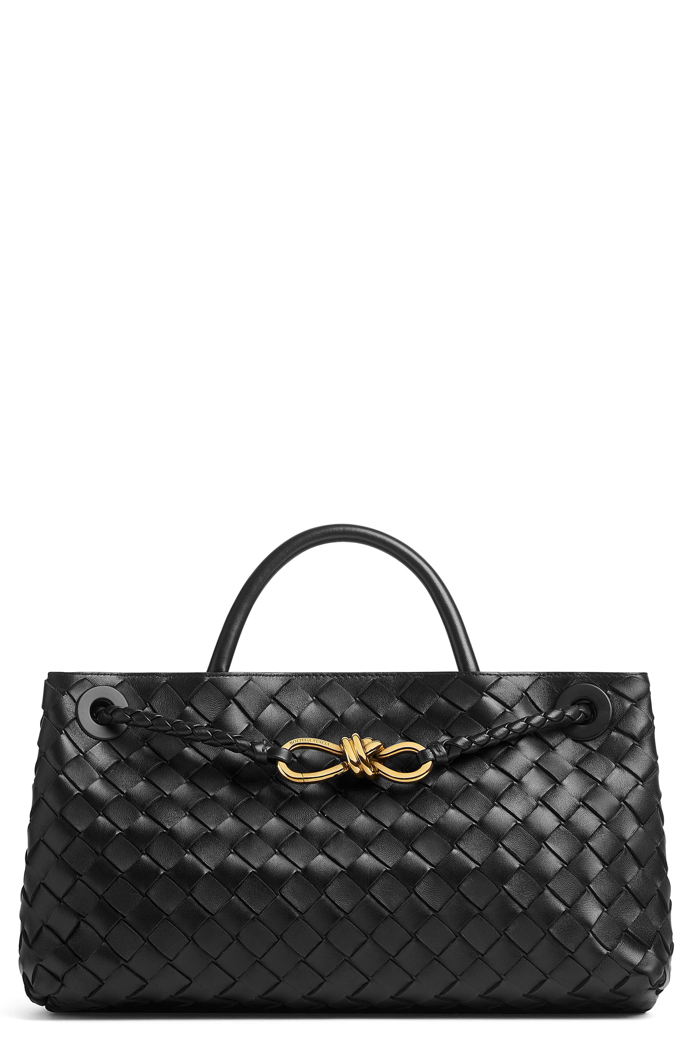 Bottega Veneta Small Andiamo Intrecciato Leather Shoulder Bag, Main, color, 