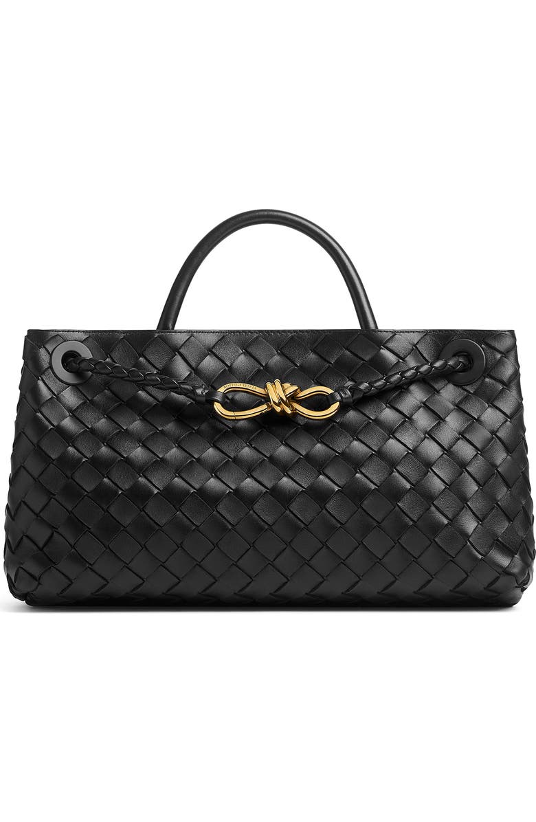 Bottega Veneta Small Andiamo Intrecciato Leather Shoulder Bag, Main, color,