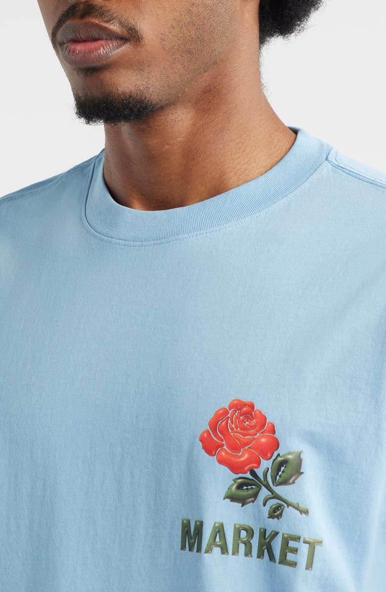 MARKET Have a Nice Day 3D Cotton Graphic T-Shirt, Alternate, color, Blue