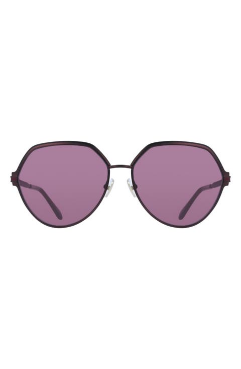 62mm Oversize Tea Cup Sunglasses