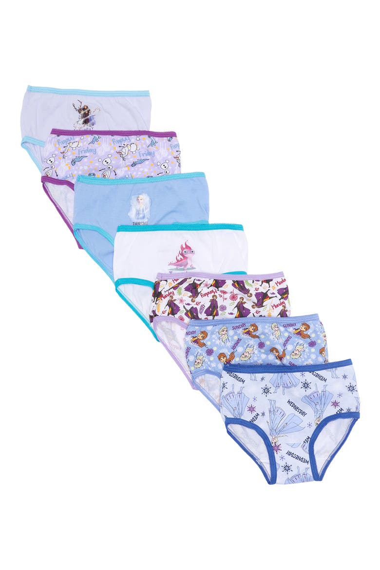 Frozen Characters Panties - Pack of 7, Main, color, MULTI