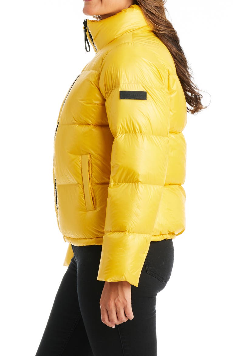 Core Down Puffer Jacket, Alternate, color, SUNSHINE