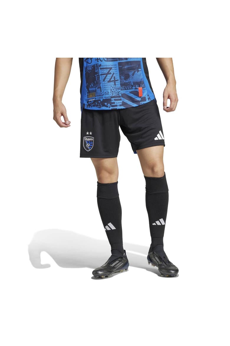 Men's adidas  Black San Jose Earthquakes Home 2025 Headliner Authentic Shorts, Main, color, Black
