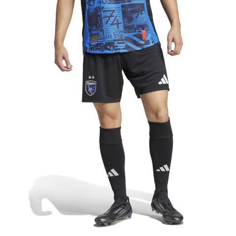 Men's adidas  Black San Jose Earthquakes Home 2025 Headliner Authentic Shorts