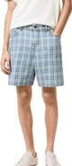 Burberry Check Denim Shorts