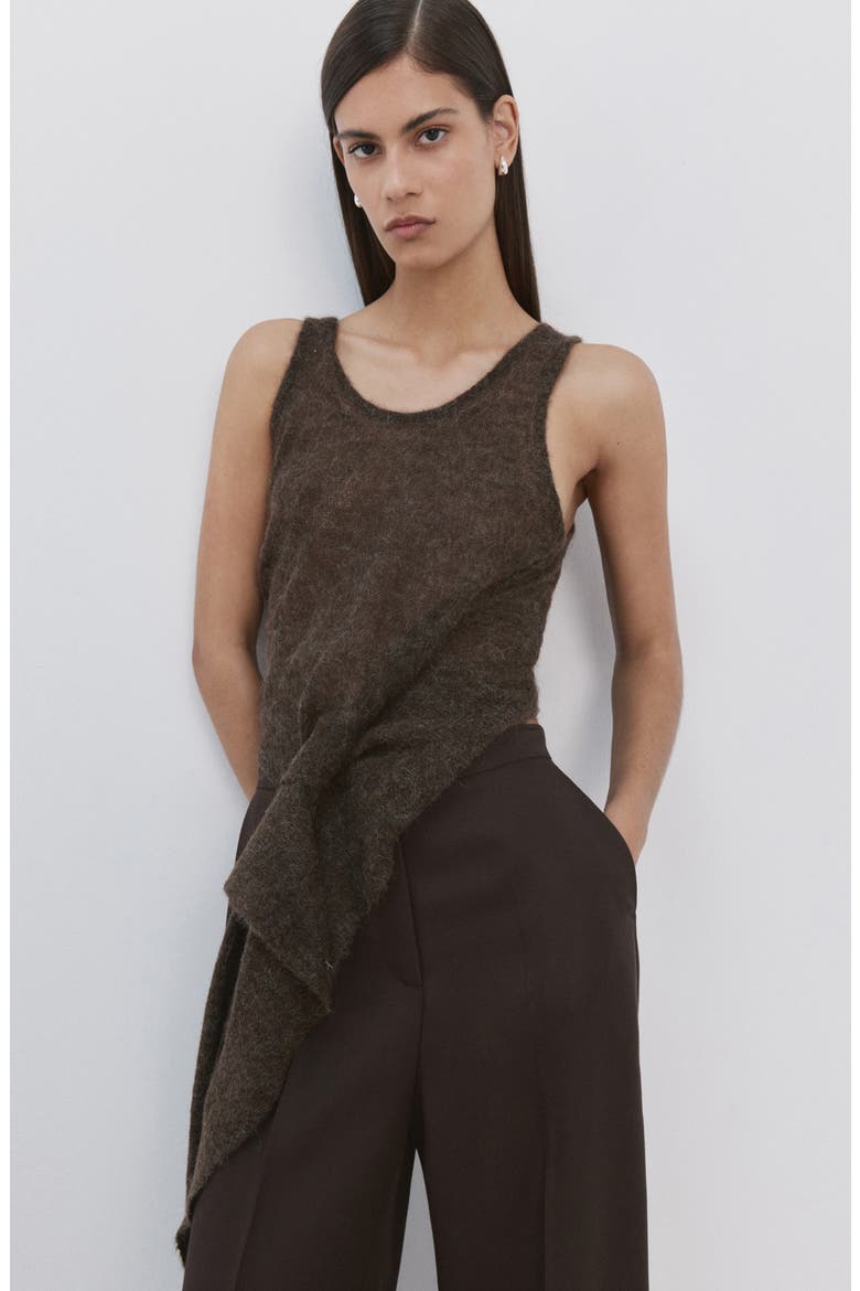 High Waist Wide Leg Pants, Alternate, color, CHOCOLATE