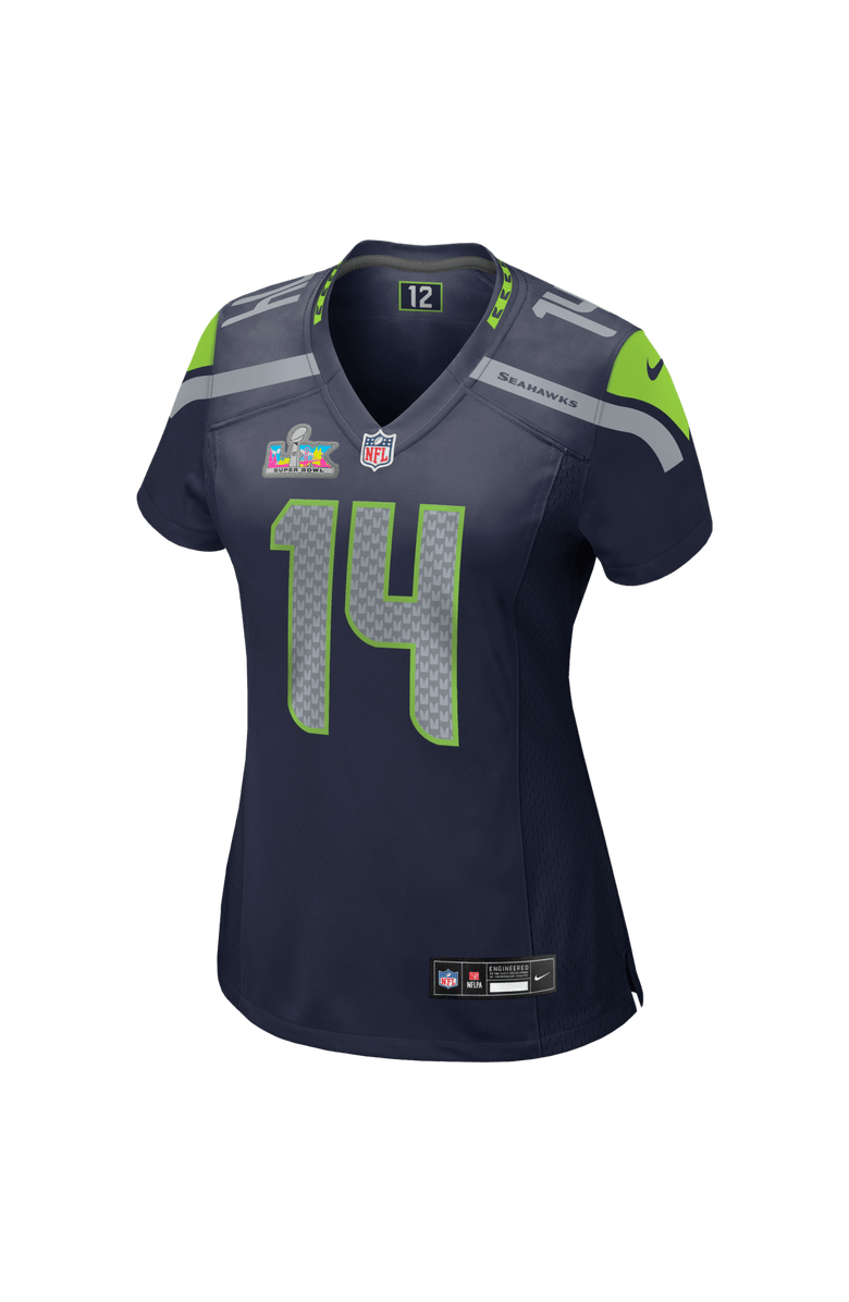 Nike Women's Nike Sam Darnold College Navy Seattle Seahawks Super Bowl LX Patch Game Jersey, Alternate, color, College Navy