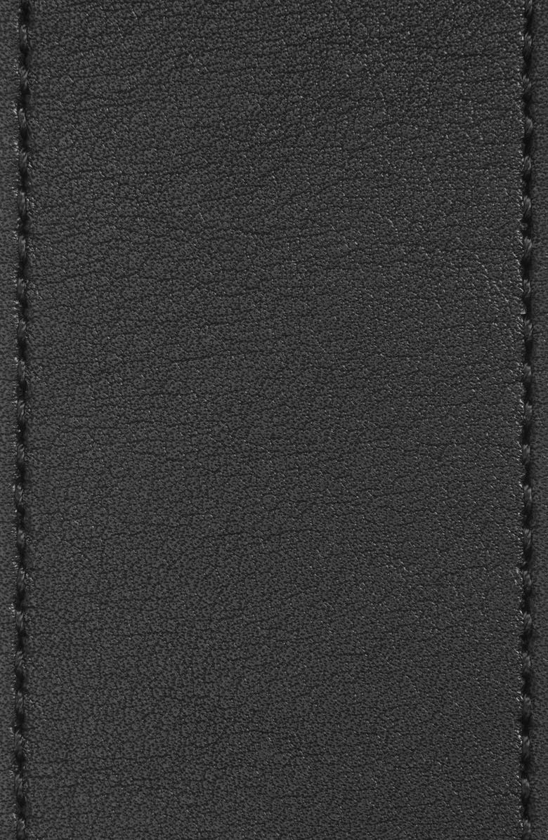 Valentino VLOGO Buckle Reversible Leather Belt, Alternate, color, Black