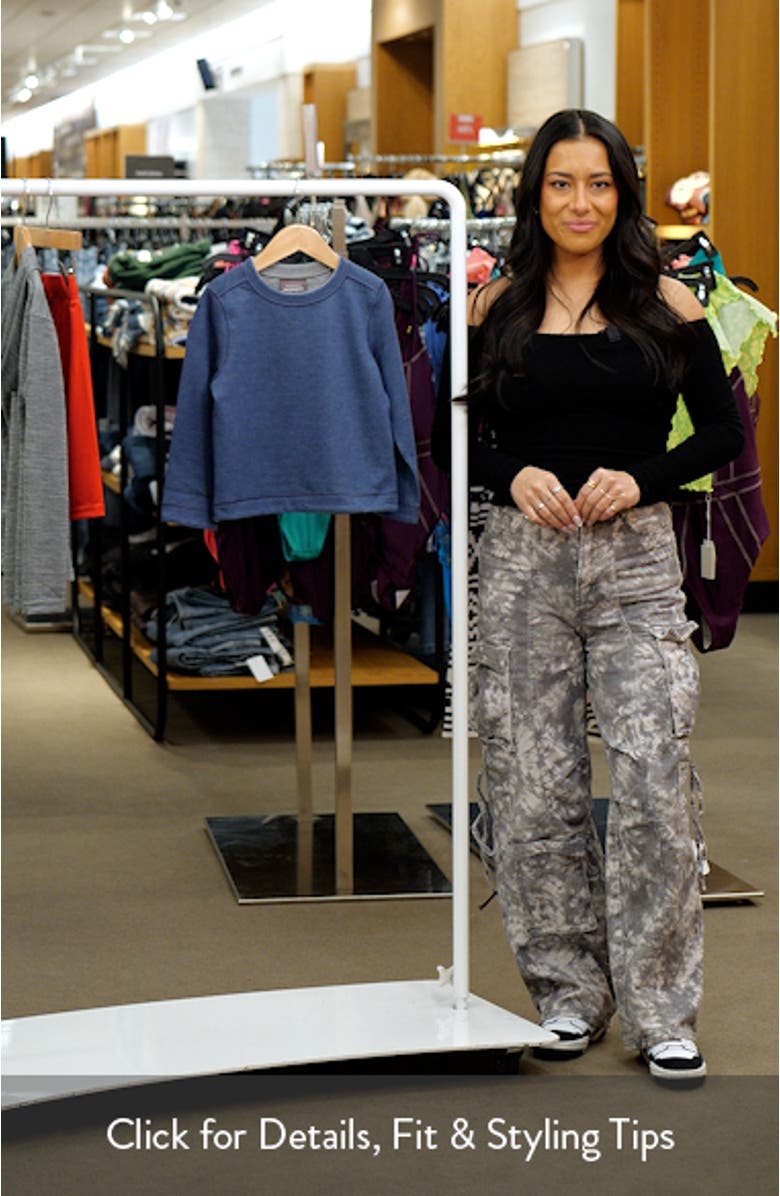 Kids' Reversible Cotton Blend Sweatshirt, sales video thumbnail