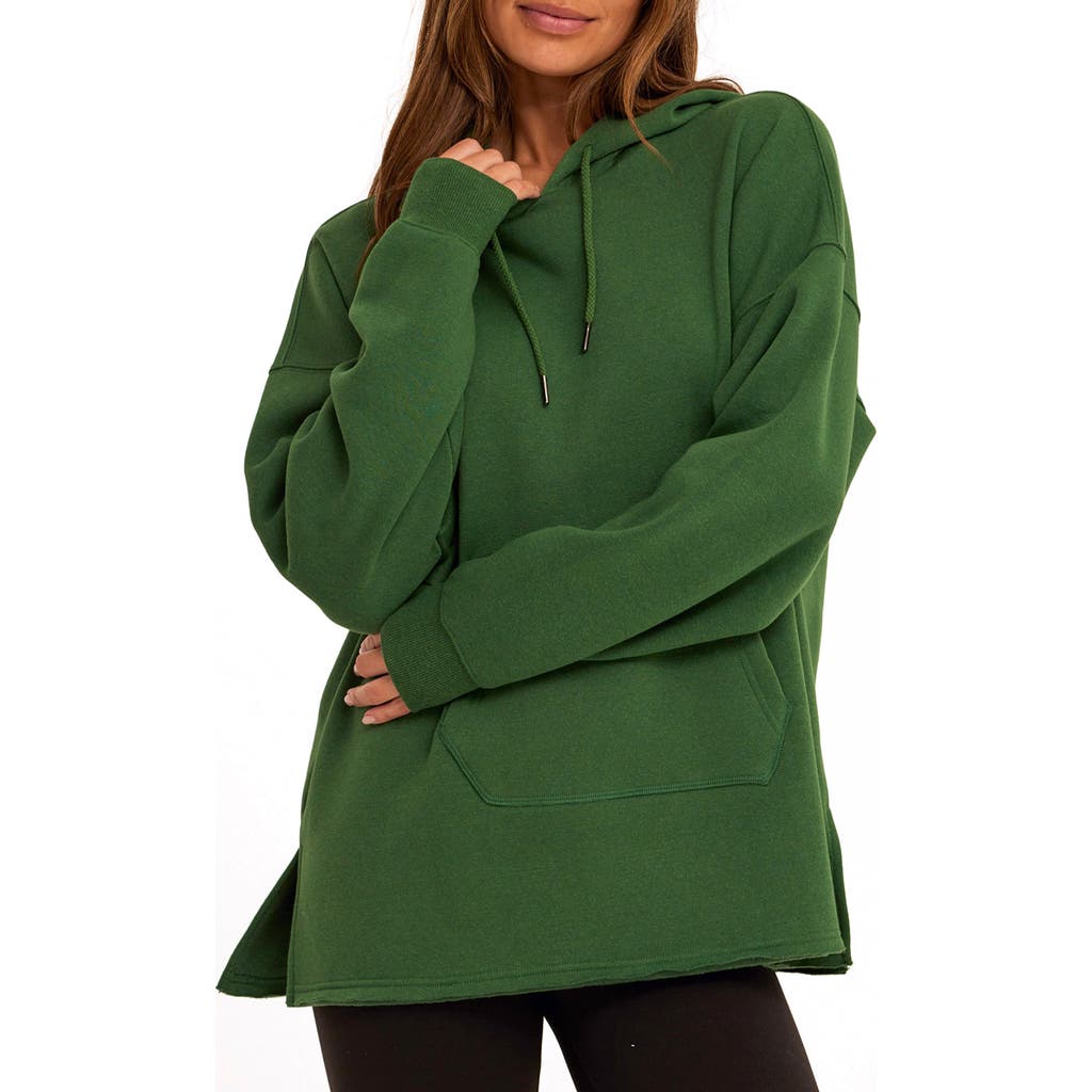 Threads 4 Thought Missy Triblend Fleece Tunic In Green