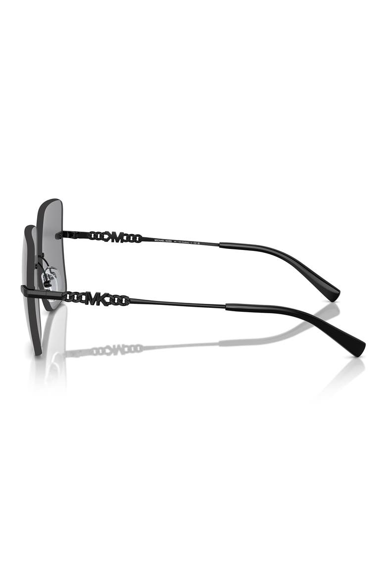 Quebec 55mm Square Sunglasses, Alternate, color, DARK GREY