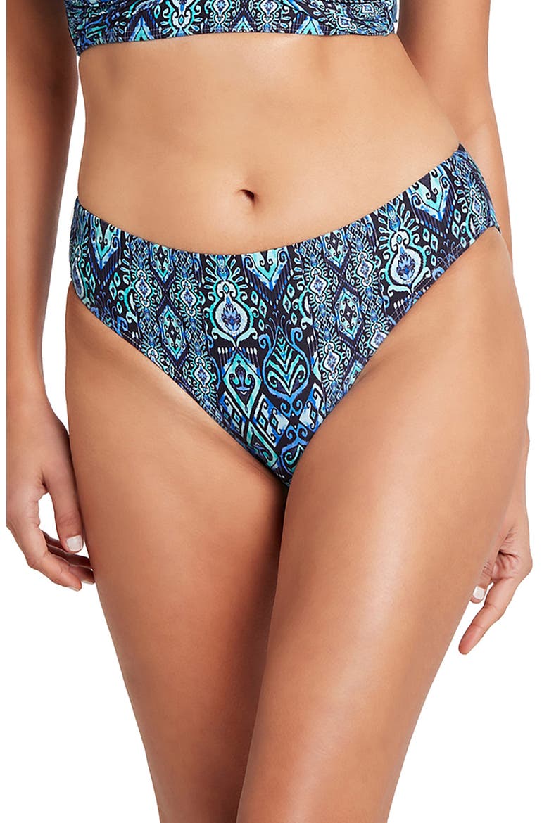 High Leg Bikini Bottoms, Main, color, NIGHT SKY
