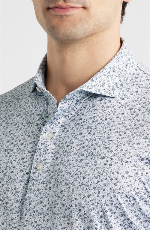 Johnnie-o Marietta Featherweight Prep-formance Jersey Polo In Blue