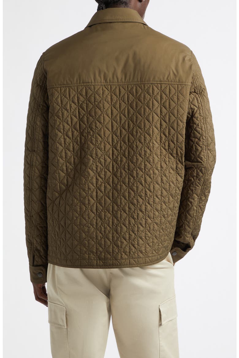 Theoline Quilted Down Jacket, Alternate, color, BACKWOODS