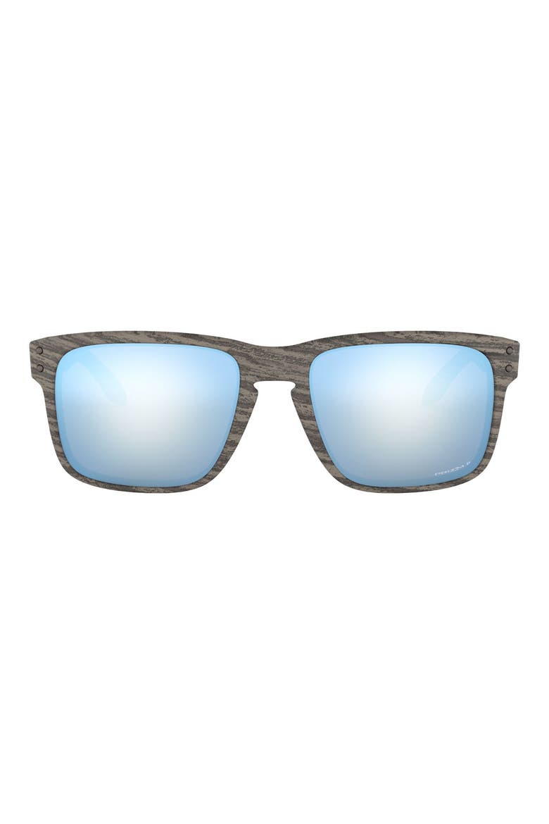 Holbrook™ 57mm Prizm™ Polarized Keyhole Sunglasses, Main, color, WOOD GREEN