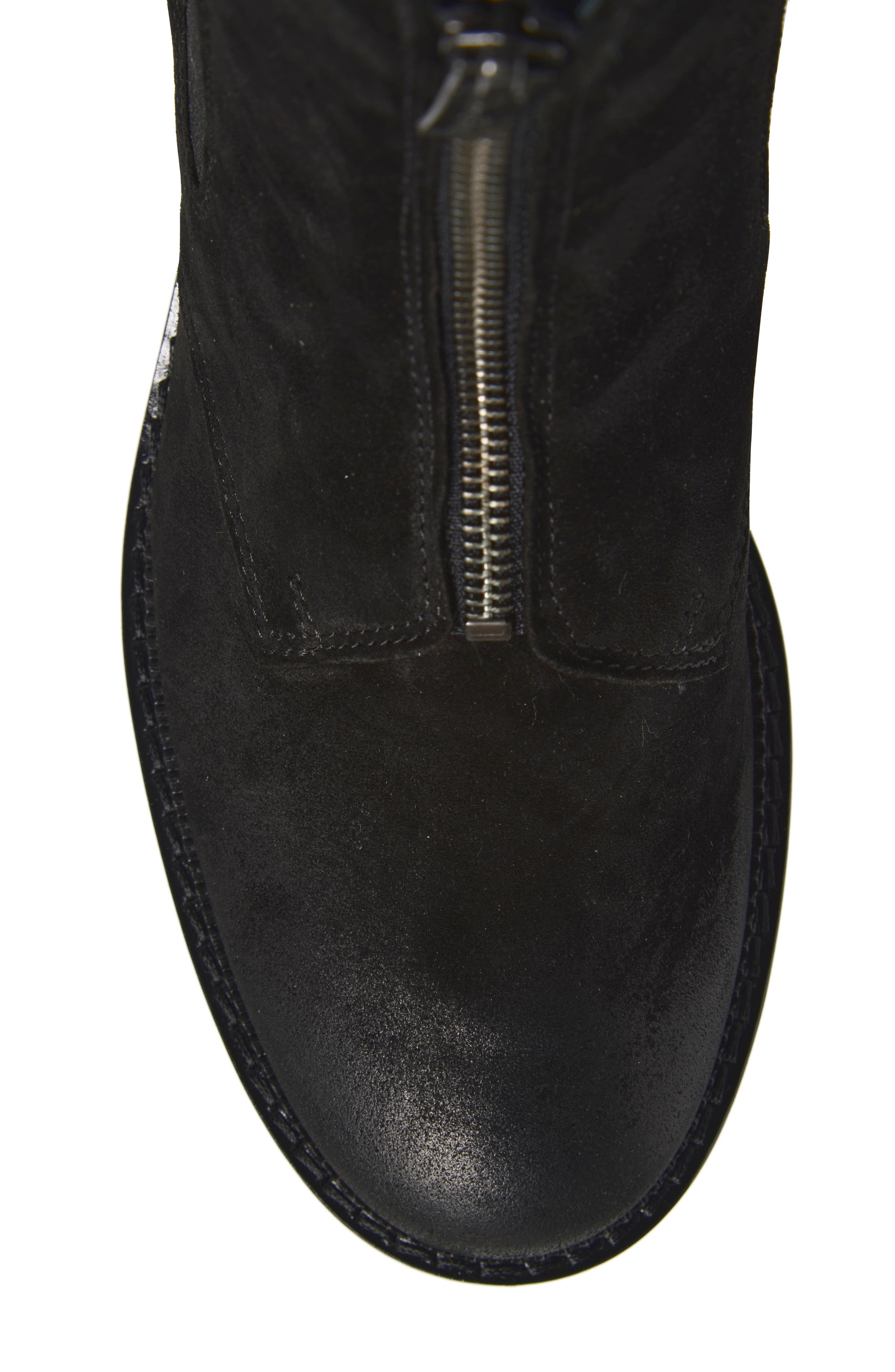 Felicity Chelsea Boot, Alternate, color, BLACK SUEDE