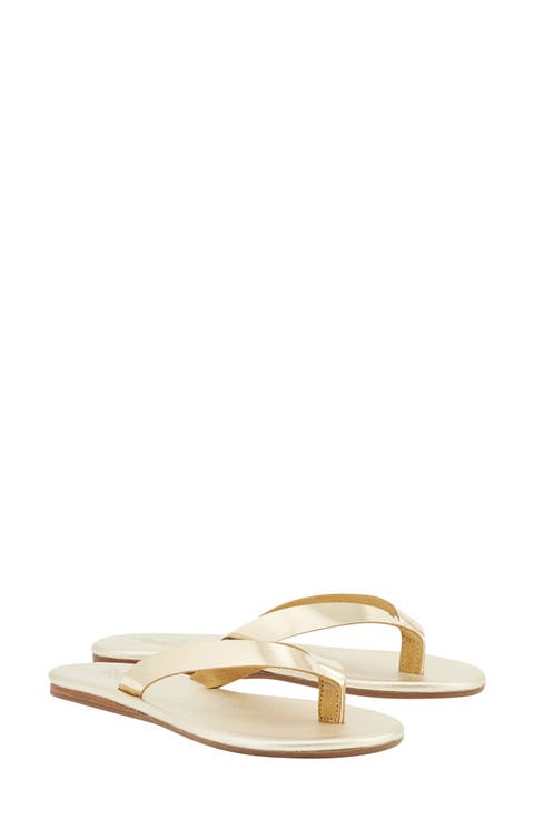 Leda Leather Flip Flop