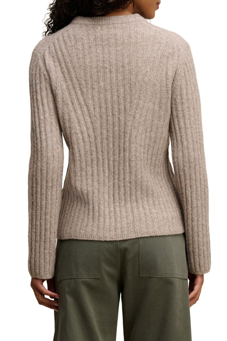 Imana Wool Blend Crewneck Sweater, Alternate, color, TAN