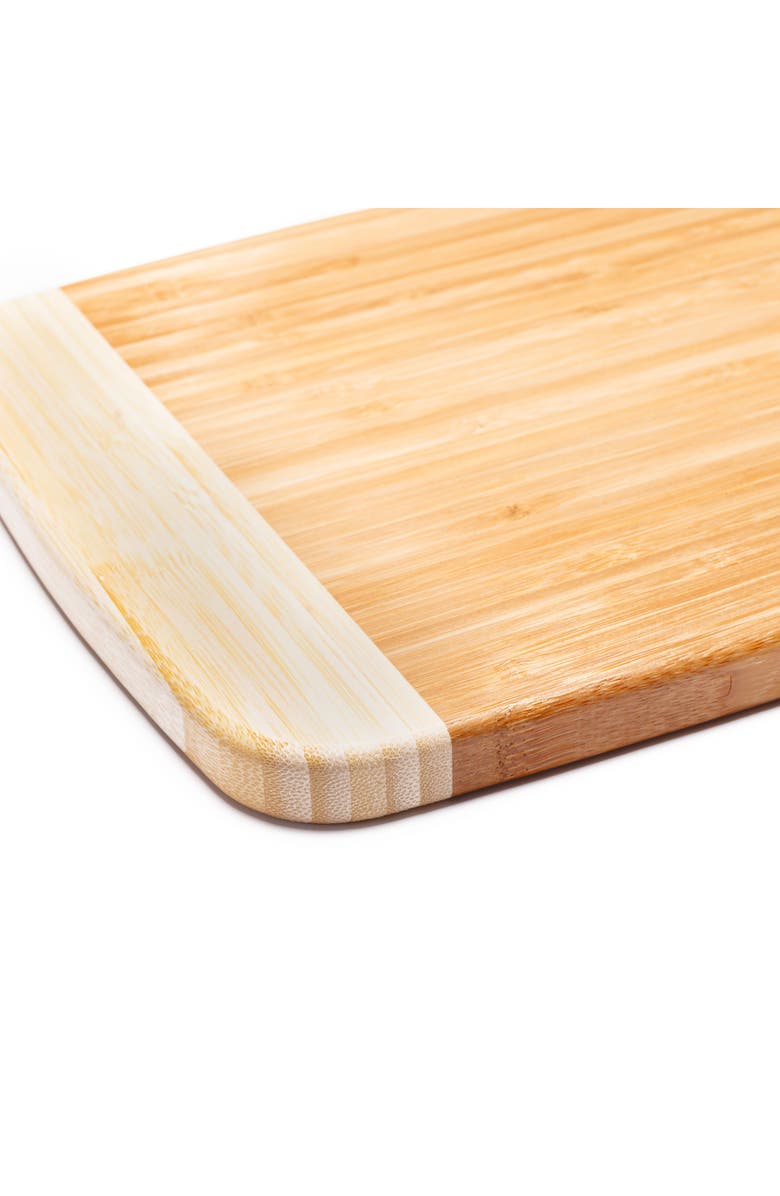 JOYCE CHEN Large Burnished Cutting Board, 10x15-Inch, Alternate, color, Bamboo