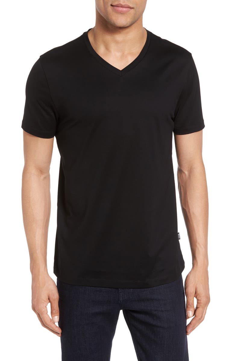 BOSS V-Neck T-Shirt, Main, color, 