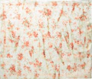 McQueen Floral & Skull Print Silk Scarf