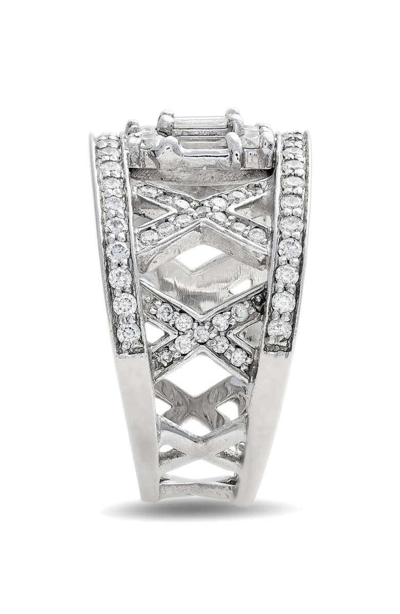 Mindi Mond Clarity Lattice Diamond Ring, Alternate, color, 18Kwg