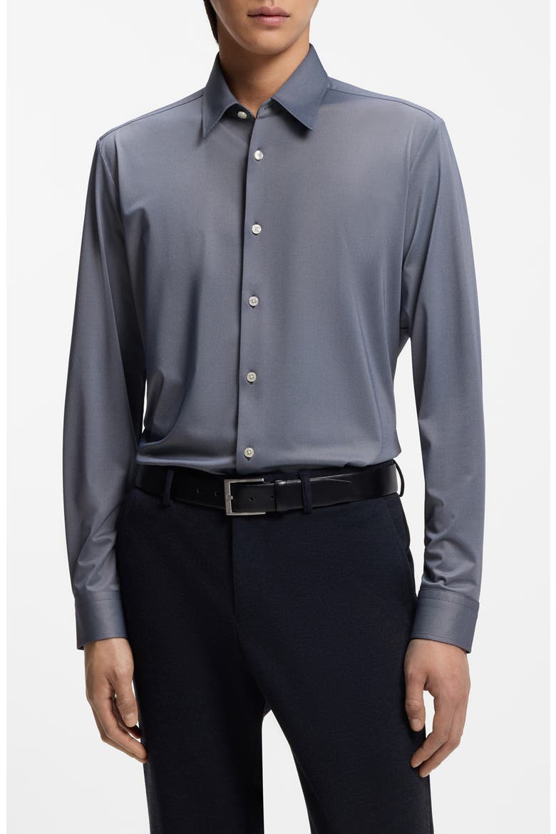 P-Liam Button-Up Shirt, Main, color, OPEN BLUE