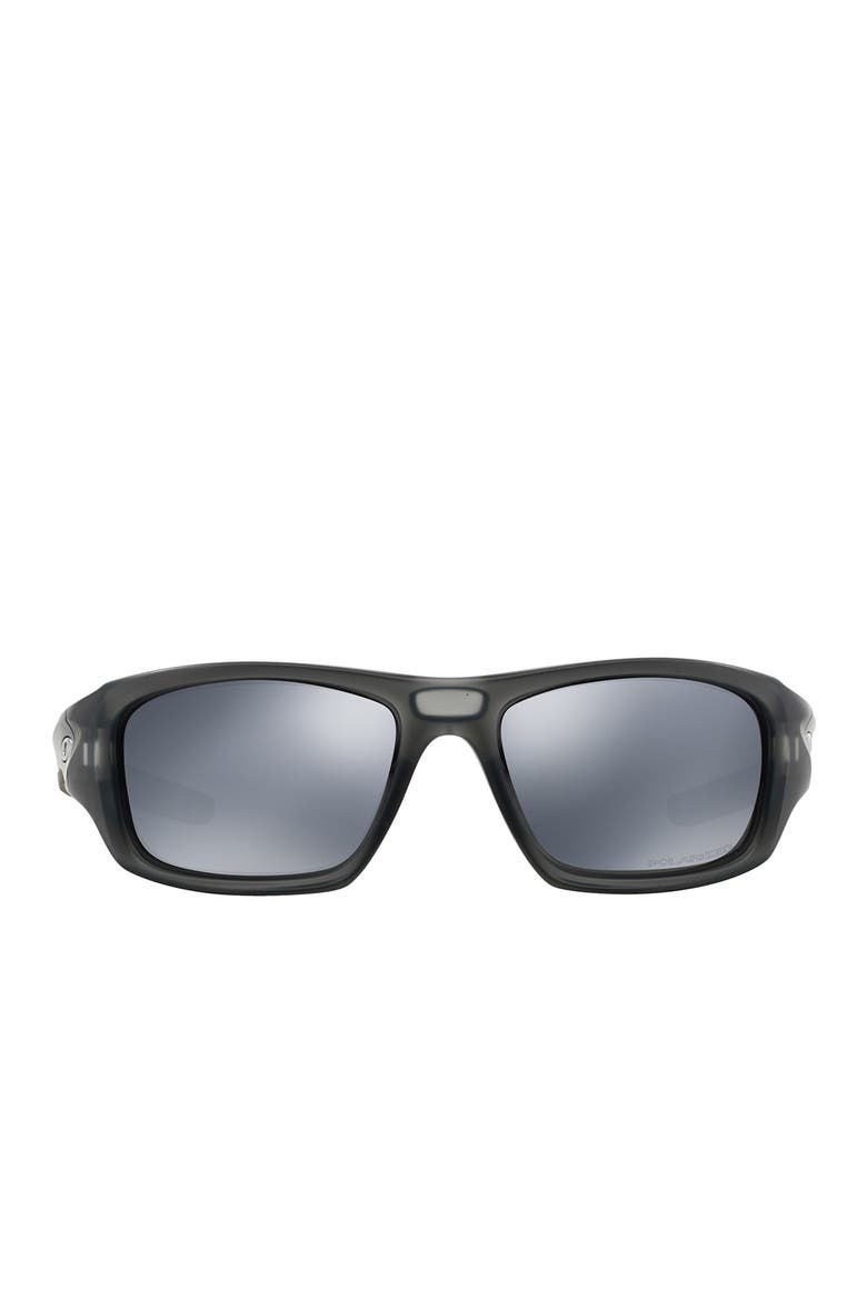 Valve™ 60mm Polarized Wrap Sunglasses, Alternate, color, MATT SMOKE