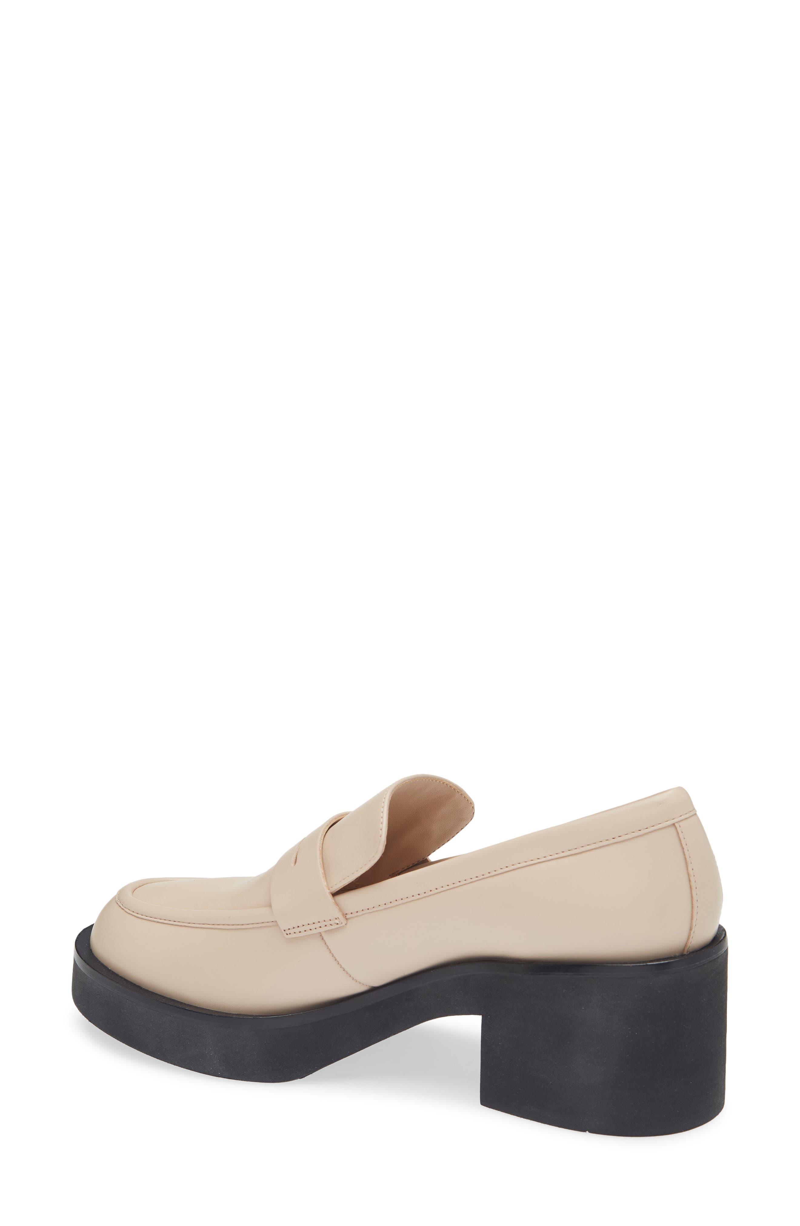 Stuart Weitzman Sussex Loafer, Alternate, color, Museline/ Black