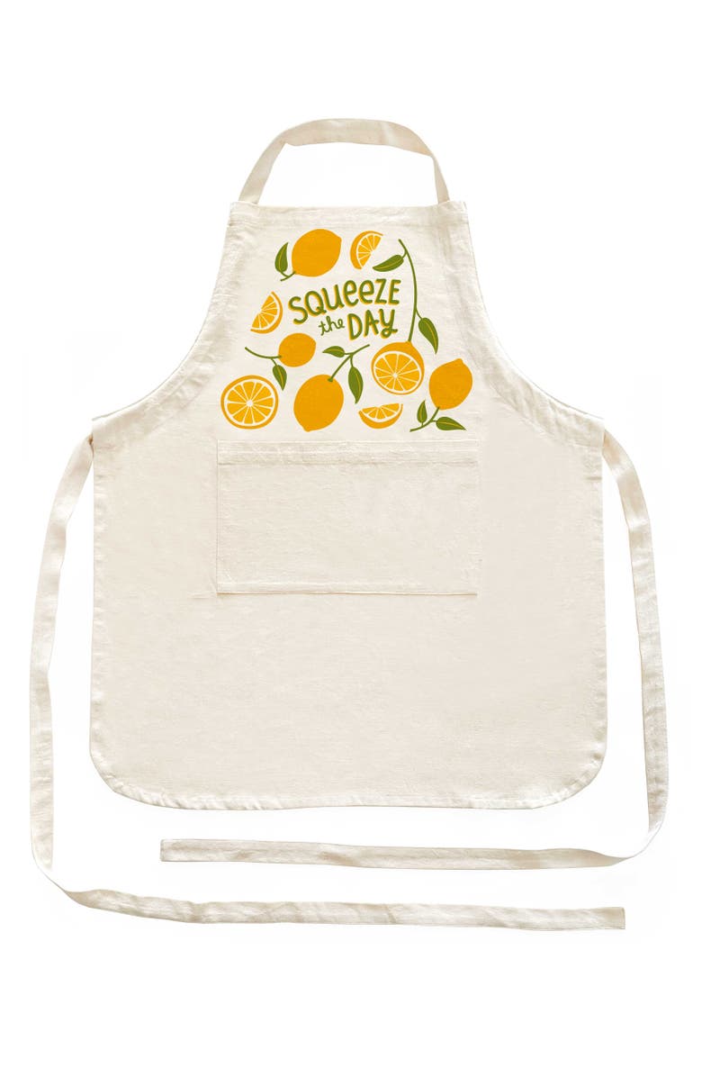 The Neighborgoods Lemon Apron, Main, color, Beige