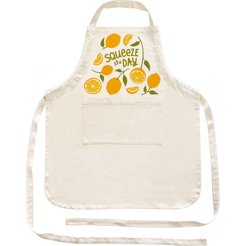 The Neighborgoods Lemon Apron In White