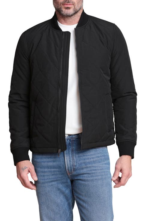 Quilted Bomber Jacket